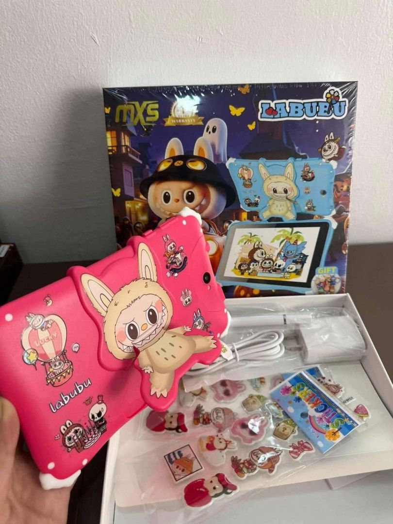 Labubu Tablet 7inch brandnew sealed (Category: Android) located in Manila. Submitted by warmcloud.8003e8 (Listing ID 1451298718, Image 2). Description: 😻️KIDS TABLET😻 💸💰 ₱ 1,999 pesos. MURAAA !😍 7'inches tablet Brand New ✅️PREMIUM 12RAM | 256 ROM 💥SPECS : ✔️SUPPORT SIM 3G/4G/5GLTE ✔️6000MAH BATT ✔️ANDROID 13 ✔️HD RESOLUTION ✔️RAM 12 ✔️ROM 256 ✔️hua5MP Front 8.0MP 💥INCLUSION ✔️TOUCHPEN ✔️CHARGER ✔️EARPHONE ✔️MANUAL ✔️TEMPERED/SCREEN PROTECT