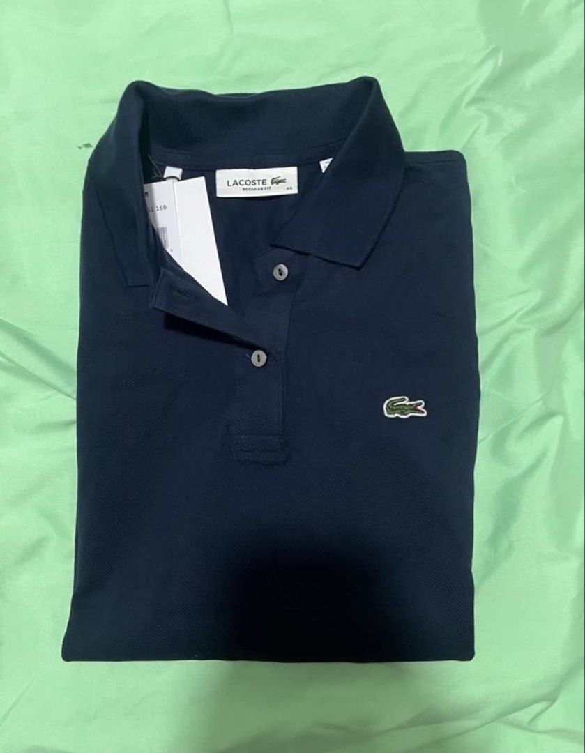 Lacoste Regular Fit Polo Women (Category: Shirts) located in Quezon City. Submitted by hdelros (Listing ID 1451281757, Image 2). Description: Original with tag bnew navy size 40 rfs: not the right size.