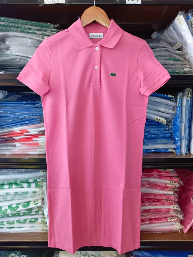 Lacoste Womens Dress Size 32 (Category: Dresses) located in Santa Rosa. Submitted by omnicronzxc (Listing ID 1451284596, Image 3). Description: Brandnew with tags ✅₱3,000 each add shipping JNT PO 🔴️Size32 : 17 x 33 📍 Color: Pink .