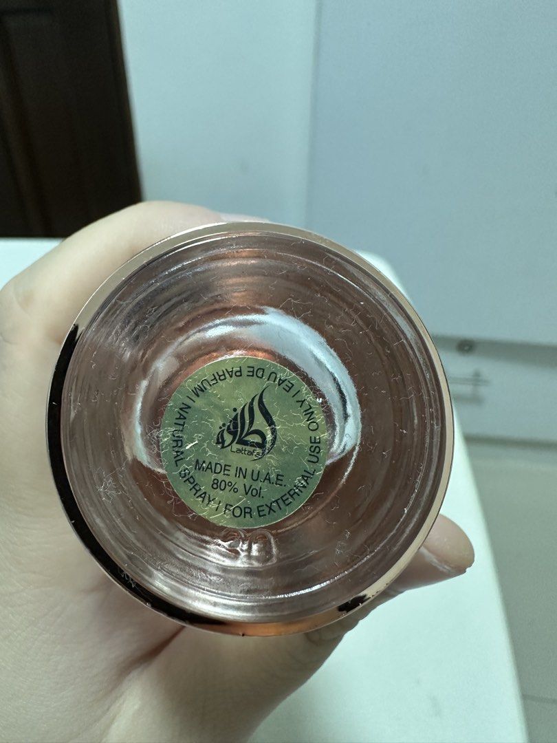 Lattafa Mayar (Category: Fragrance & Deodorants) located in Cainta. Submitted by sploot1 (Listing ID 1451294002, Image 3). Description: Good as new 90ml left. No issues. No box. 100% legit bought from legit shop. RFS declutter & need funds Can do shipping via lalamove Gcash payment only via shipping Cainta Rizal loc.