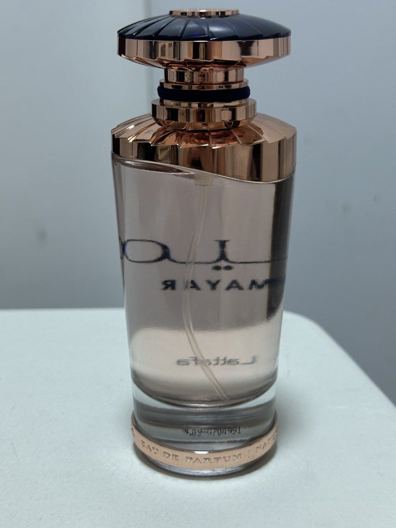 Lattafa Mayar (Category: Fragrance & Deodorants) located in Cainta. Submitted by sploot1 (Listing ID 1451294002, Image 2). Description: Good as new 90ml left. No issues. No box. 100% legit bought from legit shop. RFS declutter & need funds Can do shipping via lalamove Gcash payment only via shipping Cainta Rizal loc.