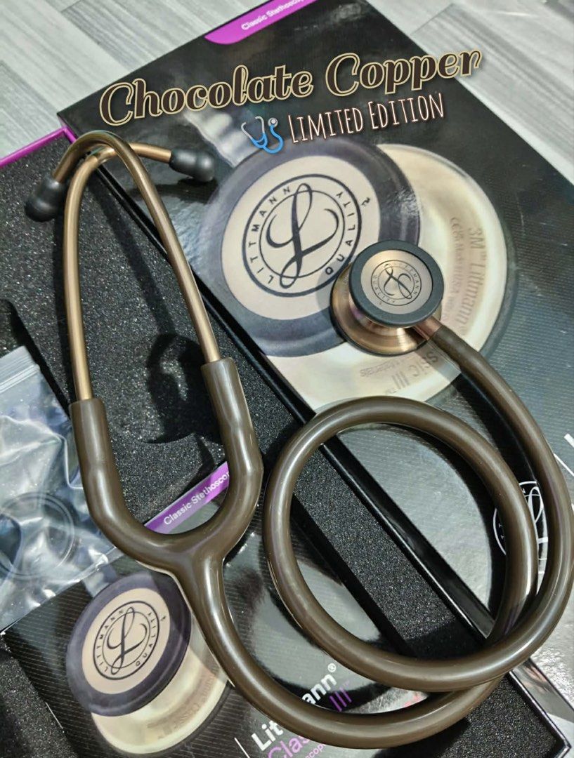 LITTMANN STETHOSCOPE CLASSIC III (Category: Medical Supplies & Tools) located in Caloocan City. Submitted by mashiiro_o (Listing ID 1451141125, Image 1). Description: 2 LIMITED EDITION ONHAND STETHOSCOPE! BROWN - 4500 BLACK - 4100 .