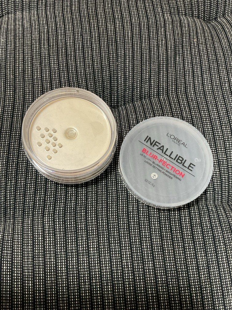 Loreal Infallible Blur-perfection loose powder (Category: Makeup) located in Quezon City. Submitted by lightly_loved (Listing ID 1451188633, Image 3). Description: 💄 Makeup Collection Decluttering! 💄 It’s time to downsize my makeup collection! ✨ As a makeup lover, I’ve accumulated more products than I can use, so I’m letting go of some of my favorites. Everything is from my personal collection and priced to sell! 🛍️ Item Condition: • All produ