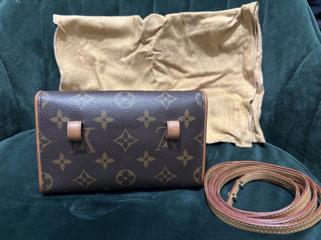 Louis Vuitton Monogram Florentine Pochette Belt Bag (Category: Luxury Bags & Wallets) located in Quezon City. Submitted by jagab (Listing ID 1451246596, Image 2). Description: - AUTHENTIC Louis Vuitton Florentine Pochette Belt Bag - Includes original leather strap and original dust bag - Secure snap closure -Pre-loved but well loved. -Got it preloved as well..