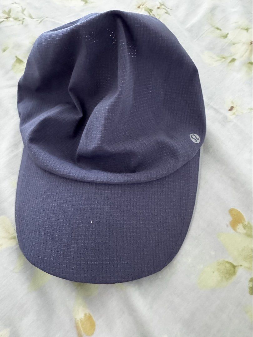 Lululemon Cap S/M (Category: Caps & Hats) located in Makati City. Submitted by tinkerboy (Listing ID 1451154048, Image 2). Description: - Lululemon Cap - Size: S/M (fits 56cm) - Designed in Vancouver - Made with recycled materials - Breathable design with perforations - Adjustable strap at the back - Ideal for sports or casual wear.