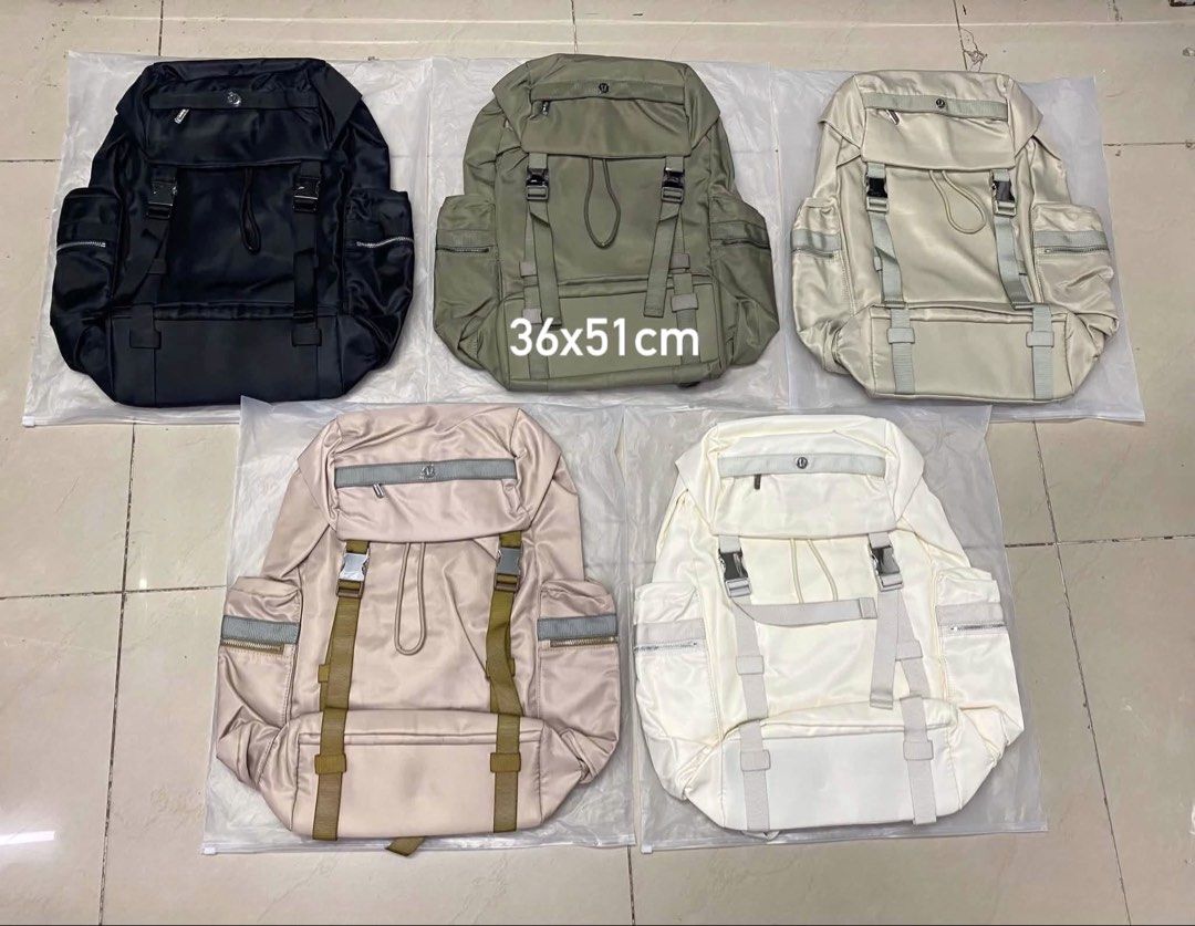 Lululemon Wunderlust Backpack 25L (Category: Backpacks) located in Bulacan. Submitted by mykakarizza (Listing ID 1451318652, Image 1). Description: NEW COLORS✨✨ ₱1550 onlyyy LLLMN Wunderlust Backpack 25L Dimensions: 36cm x 15.5cm x 51cm (14.2" x 6.1" x 20.1") 📸 Actual pics! 🙋🏻‍♀️ ─── ✦ ─── ✦ ─── ✦ ─── ✦ ─── 🛍️ LOOKING FOR MORE RESELLERS 🛍️ ✨ Buy 3 pcs of ANY items — FREE SHIPPING NA!🚚 ✨ Buy 10 items → FREE SF + ₱50 OFF EACH! 💖 PM us for 30