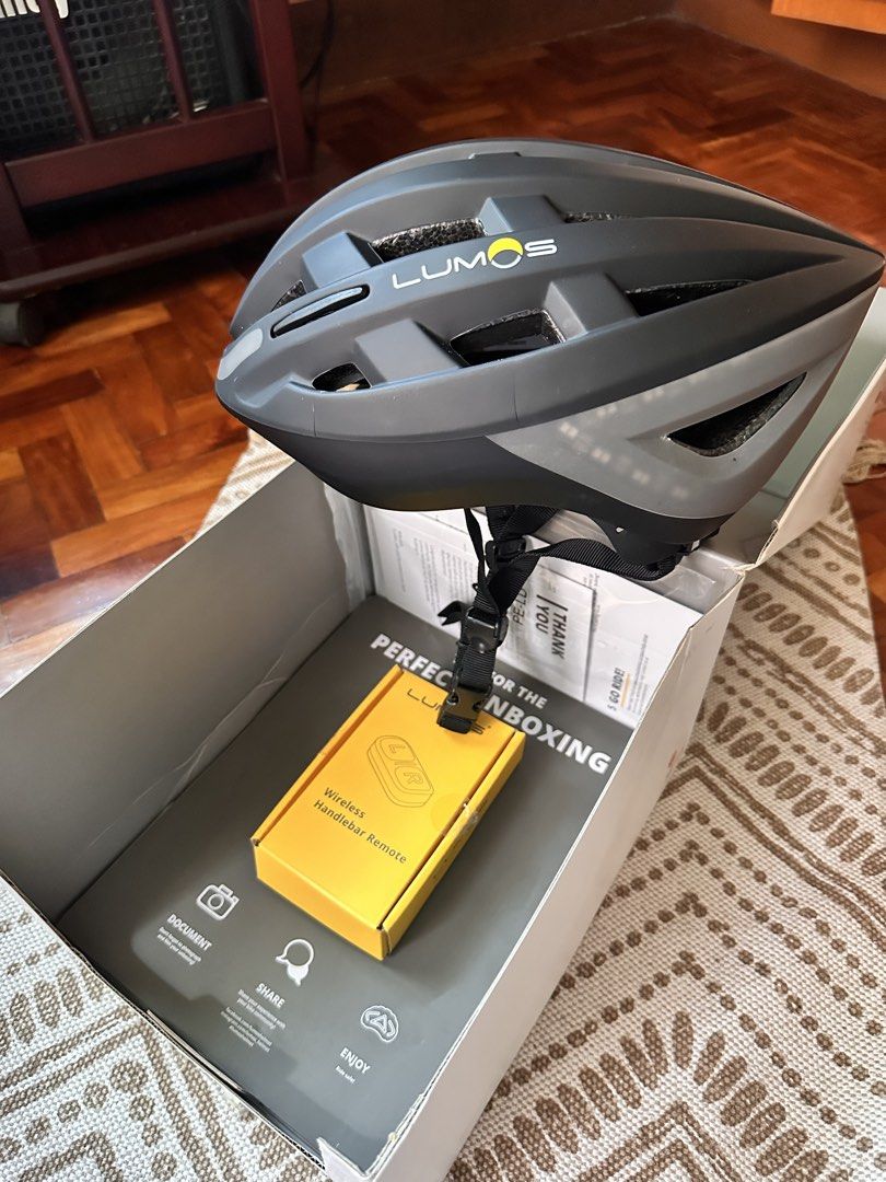 Lumos Kickstart Helmet (56-60cm) (Category: Bicycles) located in Antipolo. Submitted by just.rest.asia (Listing ID 1451136914, Image 1). Description: Lumos Kickstart Helmet fits head sizes from 546to 60cm (Medium-Large).