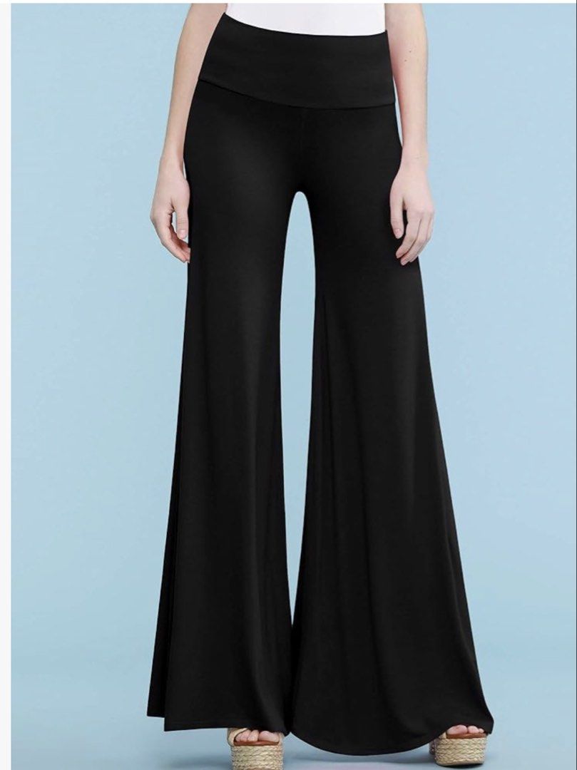 Made by Johnny Palazzo Pants (Category: Other Bottoms) located in Manila. Submitted by kgdecluttercloset (Listing ID 1451238673, Image 1). Description: Wide leg flowy pants, Comfy high waist summer pants, Two available color (black & Nude/Brown). Can fit Medium to Large .