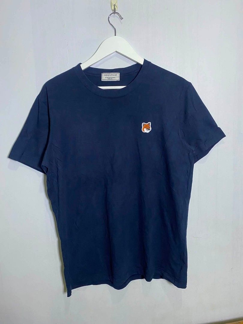 Maison Kitsune Fox Head Embroidered Shirt (Category: Activewear) located in San Carlos City. Submitted by latumsthrift (Listing ID 1451324028, Image 1). Description: Maison Kitsune Fox Head Embroidered Shirt Large Fit Dimes 22 x 29 Excellent Condition DM📩.