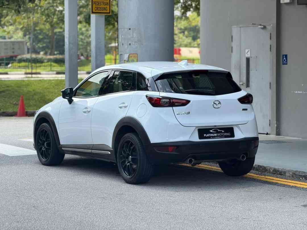 Mazda CX-3 2.0 Deluxe (A) (Category: Used Cars) located in Singapore. Submitted by platinummotoringsg (Listing ID 1451153588, Image 3). Description: Interest rates from as low as 1.28%! Full loan available. Choose from bank or in-house financing! Singapore's largest pre-owned dealership with 500+ listings, we offer higher trade-in value, better approval rates, and some of the lowest interest rates in the market. 4x SGCM Premium Dealer award winne
