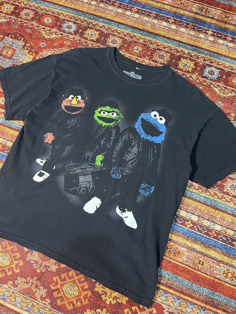 MID 2000s SESAME STREET SHIRT (Category: Formal Shirts) located in Cebu City. Submitted by thriftnics (Listing ID 1451252096, Image 2). Description: MID 2000s SESAME STREET TEE LARGE ON TAG (BEST FIT LARGE) READY TO WEAR MEASUREMENTS(inches) WIDTH - 22 LENGTH - 28 COLOR RATE - 9/10 CONDITION - 9/10 ISSUE - HAIRLINES 350+sf💸.