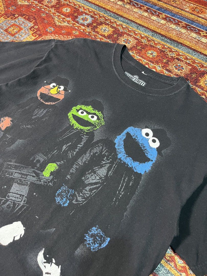 MID 2000s SESAME STREET SHIRT (Category: Formal Shirts) located in Cebu City. Submitted by thriftnics (Listing ID 1451252096, Image 3). Description: MID 2000s SESAME STREET TEE LARGE ON TAG (BEST FIT LARGE) READY TO WEAR MEASUREMENTS(inches) WIDTH - 22 LENGTH - 28 COLOR RATE - 9/10 CONDITION - 9/10 ISSUE - HAIRLINES 350+sf💸.