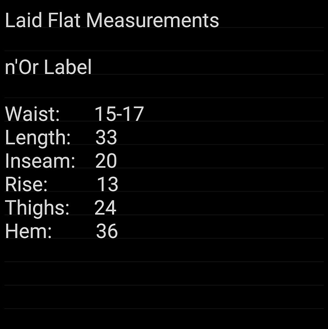 n'Or Label Japan Flare Denim Pants (Category: Trousers) located in Dinalupihan. Submitted by brokencasket (Listing ID 1451229569, Image 2). Description: n'Or Label Japan Flare Denim Pants Measurements on photo. Model Height: 5'8 Color may vary due to lighting..