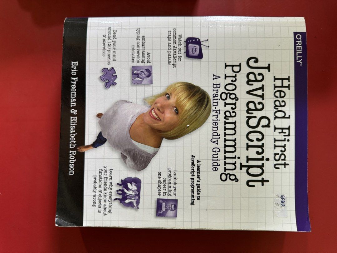 O'Reilly Head First Java, JavaScript, Hacker's Handbook (Category: Textbooks) located in Kuala Lumpur. Submitted by puvana1988 (Listing ID 1451160178, Image 2). Description: - Head First Java (2nd Edition) - Master Java fundamentals. - Head First JavaScript Programming - Dive into JavaScript. - The Web Application Hacker's Handbook (2nd Edition) - Learn web security. - All books are from reputable publishers: O'Reilly and Wiley. - Essential guide