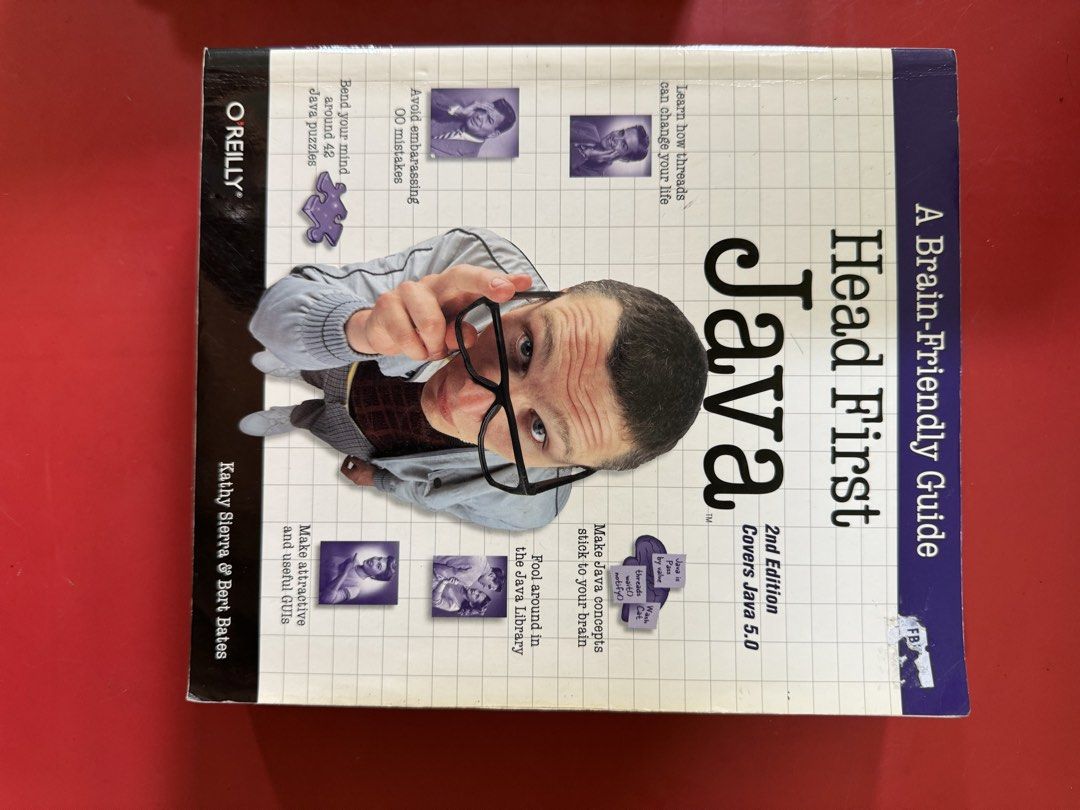 O'Reilly Head First Java, JavaScript, Hacker's Handbook (Category: Textbooks) located in Kuala Lumpur. Submitted by puvana1988 (Listing ID 1451160178, Image 1). Description: - Head First Java (2nd Edition) - Master Java fundamentals. - Head First JavaScript Programming - Dive into JavaScript. - The Web Application Hacker's Handbook (2nd Edition) - Learn web security. - All books are from reputable publishers: O'Reilly and Wiley. - Essential guide