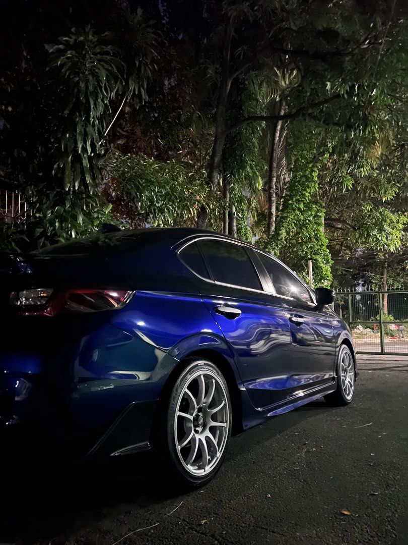 Orig Advan Racing Rz1 (super rare) (Category: Mags and Tires) located in Quezon City. Submitted by kahld (Listing ID 1451299765, Image 1). Description: Original Advan Racing RZ1 w/ Brand new Ultra high performance tires Super light weight - 7kg each (lighter than stock 15s) Newly restored Never had issue, cracks or guttermarks Original factory stickers in inner barrel attached Includes: Original Advan high centercap (worth 15k) Kyo-ei metal tire 