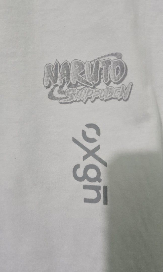 Oxygn NARUTO White T-Shirt Easy Fit (Category: Activewear) located in Caloocan City. Submitted by Pisces0307 (Listing ID 1451303467, Image 2). Description: what you see is what you get 😊😊.