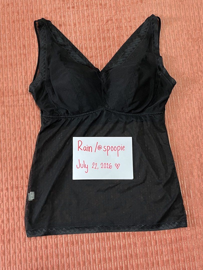Padded see through top (Category: Sleeveless) located in Manila. Submitted by spoopie (Listing ID 1451212779, Image 1). Description: ❣️XS-M❣️ Padded Like new See through .