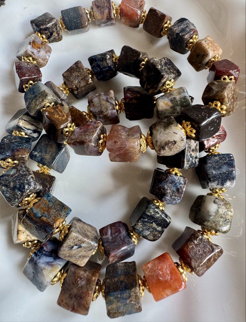 Pietersite bracelet natural stone (Category: Bracelets) located in Quezon City. Submitted by nics006 (Listing ID 1451175784, Image 2). Description: ⚡ Pietersite – The Stone of Transformation The Pietersite Shirt embodies the dynamic energy of storm and change, channeling the stone’s reputation as a catalyst for growth and clarity. • Empowerment & Confidence – Symbolizes strength in decision-making and leadership. • Adaptability – Encourages resil
