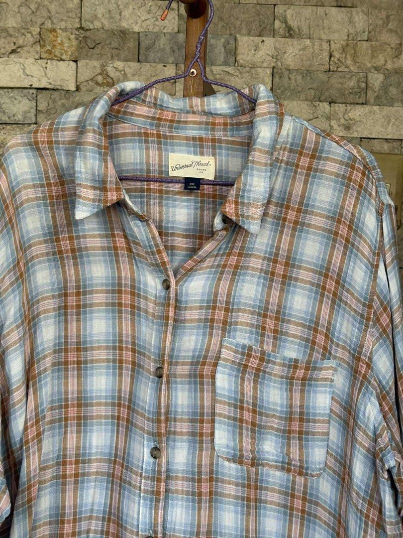Plaid polo cotton Universal Thread longsleeves from USA (Category: Longsleeves) located in Angeles City. Submitted by usaphitems2ndaccount (Listing ID 1451231267, Image 3). Description: .