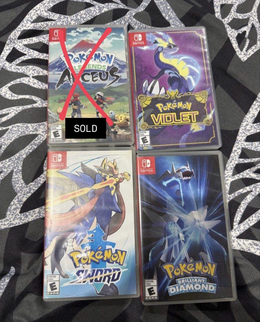 Pokemon Legends Arceus | Violet | Sword | Brilliant Diamond (Category: Nintendo) located in Rodriguez. Submitted by babytoothy (Listing ID 1430421116, Image 1). Description: 5250 free shipping pwede tingi pm lang.