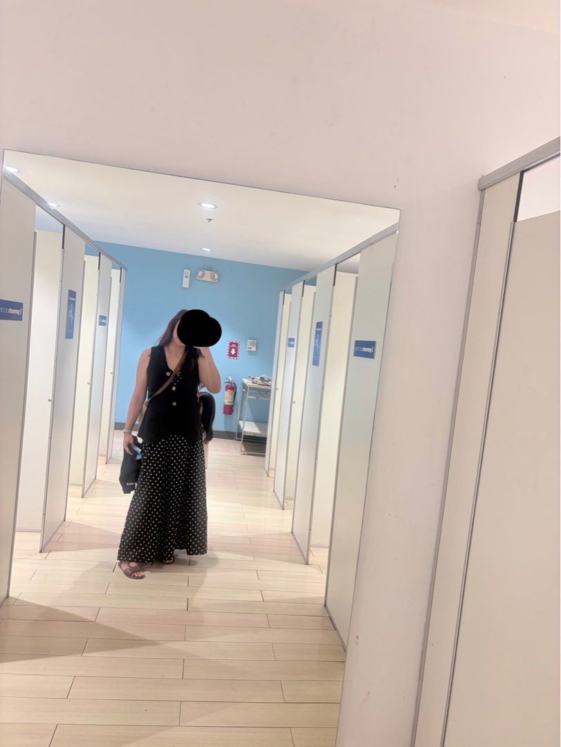 Polkadot maxi dress (Category: Dresses) located in Pasay City. Submitted by sandybuggy (Listing ID 1451138693, Image 3). Description: Used once during photoshoot..
