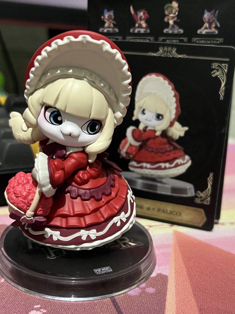 Pop Mart Capcom Monster Hunter Rose Palico Figure (Category: Figurines & Statues) located in Binan City. Submitted by sammersshi (Listing ID 1451254738, Image 1). Description: Selling my Pop Mart MH Rose Palico Meet ups in SM Megamall during weekdays. MOP: Gcash, Maribank MOD: SDD (lalamove) buyer will pay the delivery fee.