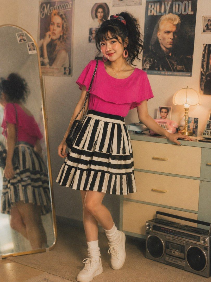 Retro inspo dress medium (Category: Dresses) located in Manila. Submitted by mhiray_ph28 (Listing ID 1443705600, Image 1). Description: Flaws kindy check sa pic.