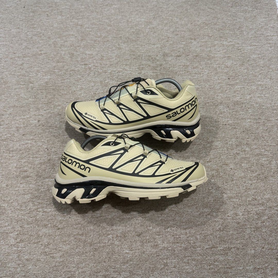 SALOMON XT-6 GORETEX SAFARI (Category: Sneakers) located in Cebu City. Submitted by cjayzuno04940 (Listing ID 1451320774, Image 1). Description: SALOMON XT-6 GORETEX SAFARI ORIGINAL✅ US MENS-9.5 EUR-43.5 CM-27.5 EXCELLENT CONDITION.