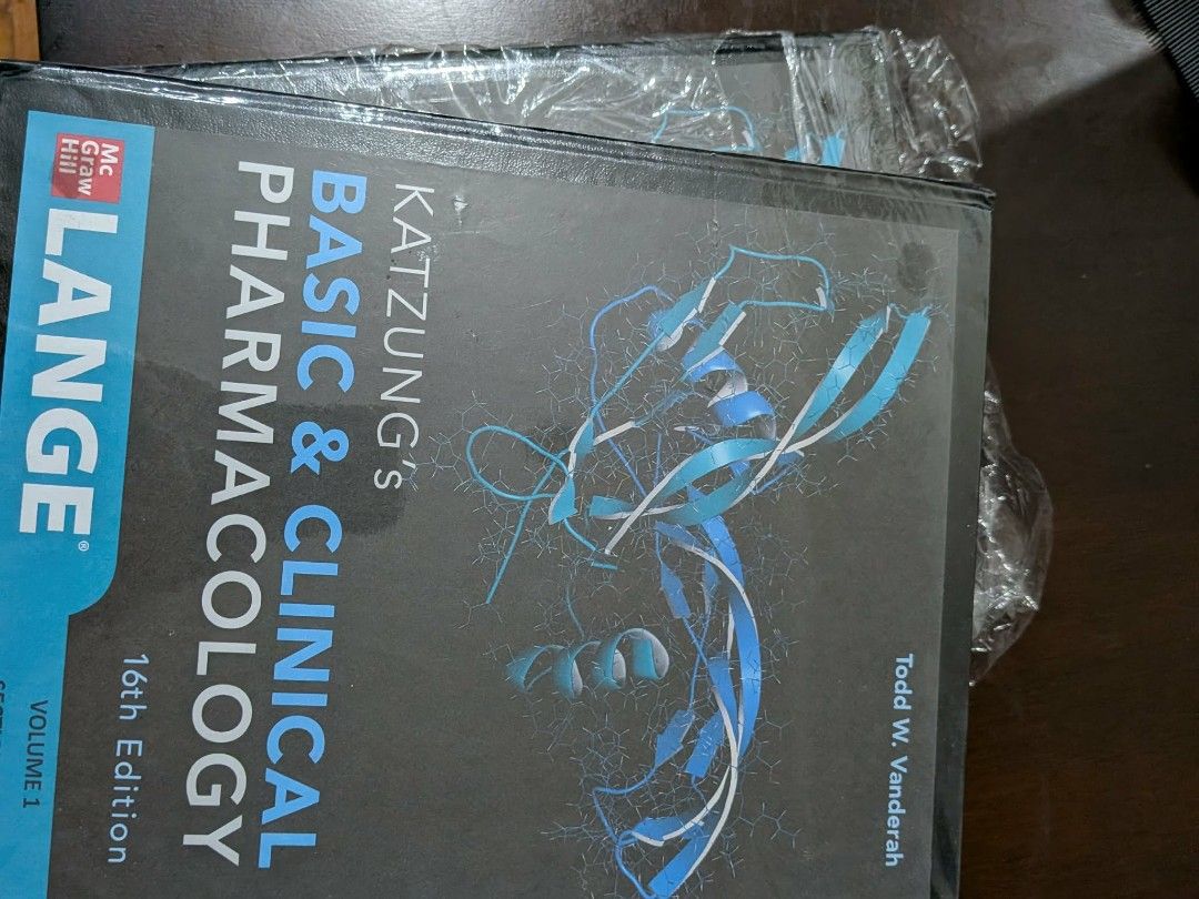 SET 2 Katzung's Basic & Clinical Pharmacology 16th Edition (Category: Textbooks) located in Paranaque City. Submitted by jika_ (Listing ID 1451282909, Image 2). Description: - Katzung's Basic & Clinical Pharmacology, 16th Edition - Negotiable - Location: Makati - No issues, never used.