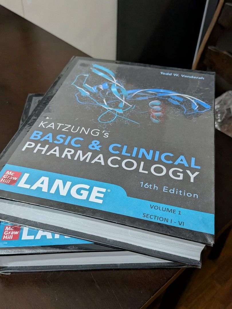 SET 2 Katzung's Basic & Clinical Pharmacology 16th Edition (Category: Textbooks) located in Paranaque City. Submitted by jika_ (Listing ID 1451282909, Image 1). Description: - Katzung's Basic & Clinical Pharmacology, 16th Edition - Negotiable - Location: Makati - No issues, never used.