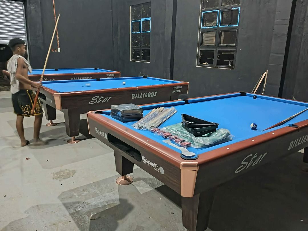 Star Billiards Maxima 8 Diamond Pool Table (Category: Billiards and Bowling) located in Caloocan City. Submitted by markdiethe08217 (Listing ID 1451156978, Image 3). Description: - Star Billiards Maxima 8 Diamond professional pool table - Rich wood finish - Perfect for game rooms or man caves - Includes all necessary accessories - Ready for pickup or delivery - Serious buyers only.