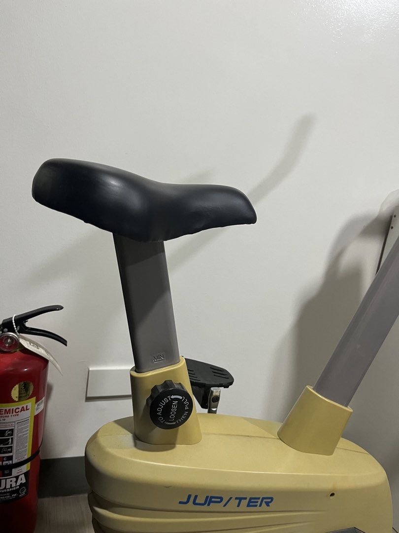 Stationary Exercise Bike (Category: Cardio & Fitness Machines) located in Cabanatuan. Submitted by bwsventures (Listing ID 1451158884, Image 2). Description: Questor Jupiter stationary exercise bike. Fully functioning and no damage. Discoloration is visible due to age. RFS: Decluttering, di na po nagagamit. Pick-up is preferred. Shipping fee to be paid by buyer..