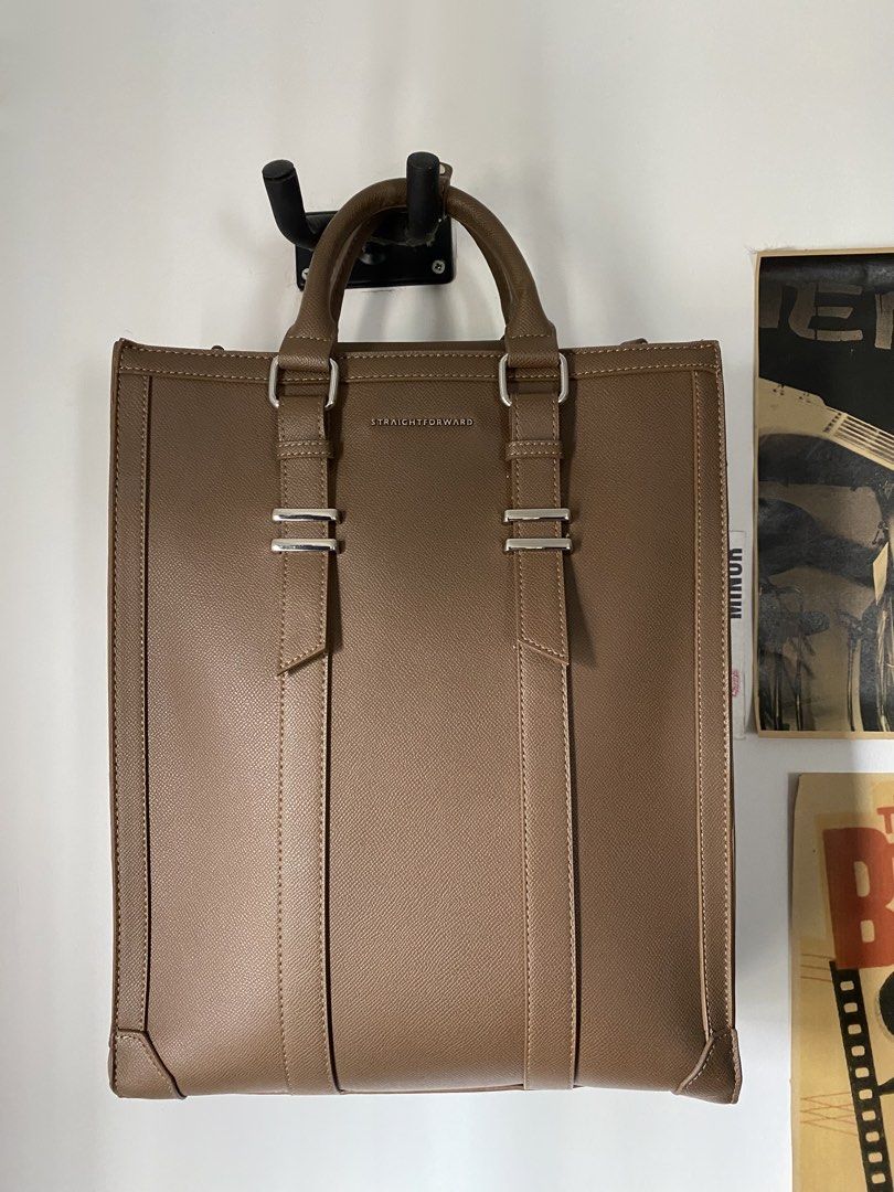Straightforward vertical bag (vegan leather) (Category: Tote Bags) located in Cavite. Submitted by whimsyms (Listing ID 1451161930, Image 1). Description: -Bought for 3k, only used once -Original Straightforward bag -Comes with the straps.