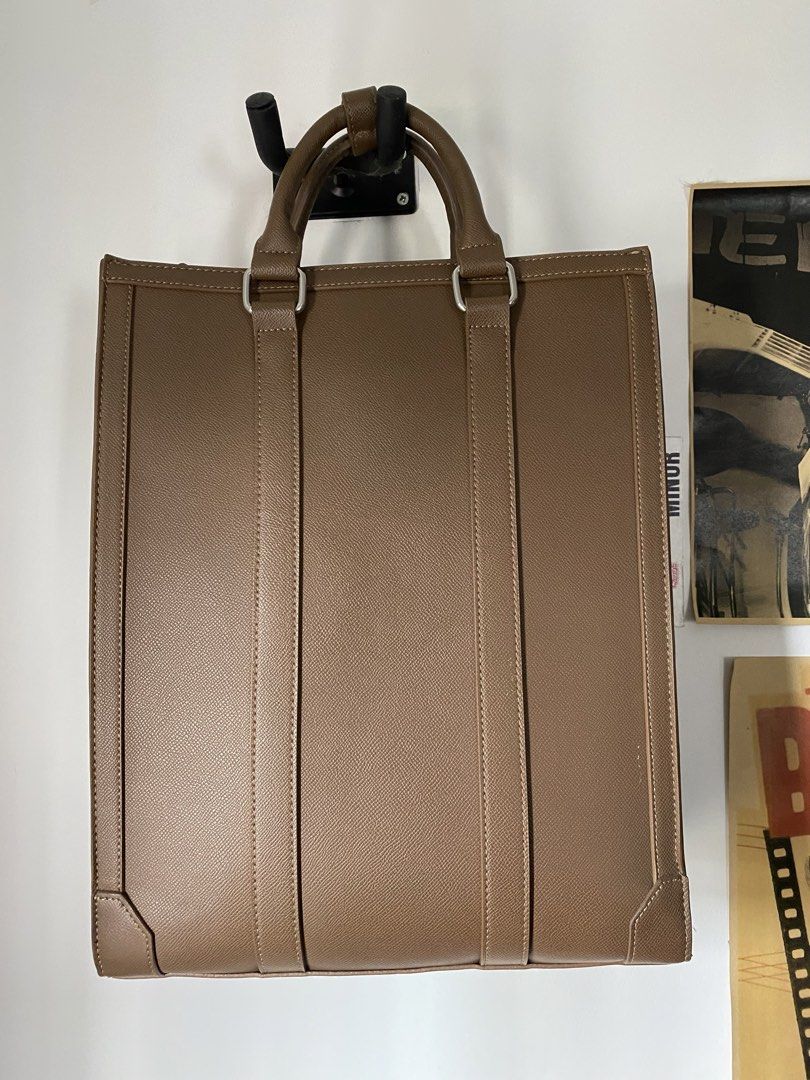 Straightforward vertical bag (vegan leather) (Category: Tote Bags) located in Cavite. Submitted by whimsyms (Listing ID 1451161930, Image 2). Description: -Bought for 3k, only used once -Original Straightforward bag -Comes with the straps.