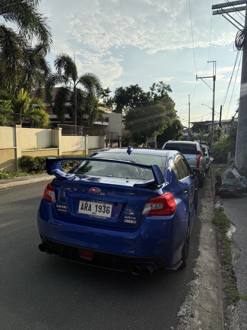 Subaru Impreza WRX 2.0 Turbo (A) (Category: Used Cars) located in Quezon City. Submitted by bradd09 (Listing ID 1451207066, Image 2). Description: Hi selling my Subaru WRX VA 2015 Automatic 80k+ Mileage HKS Exhaust Android Headunit WRX STI Spoiler Rota Mags Nego upon Viewing Message me for inquiries Open for swap (lower units) Qc - Doloras Pancit Malabon Matalino St (viewing).