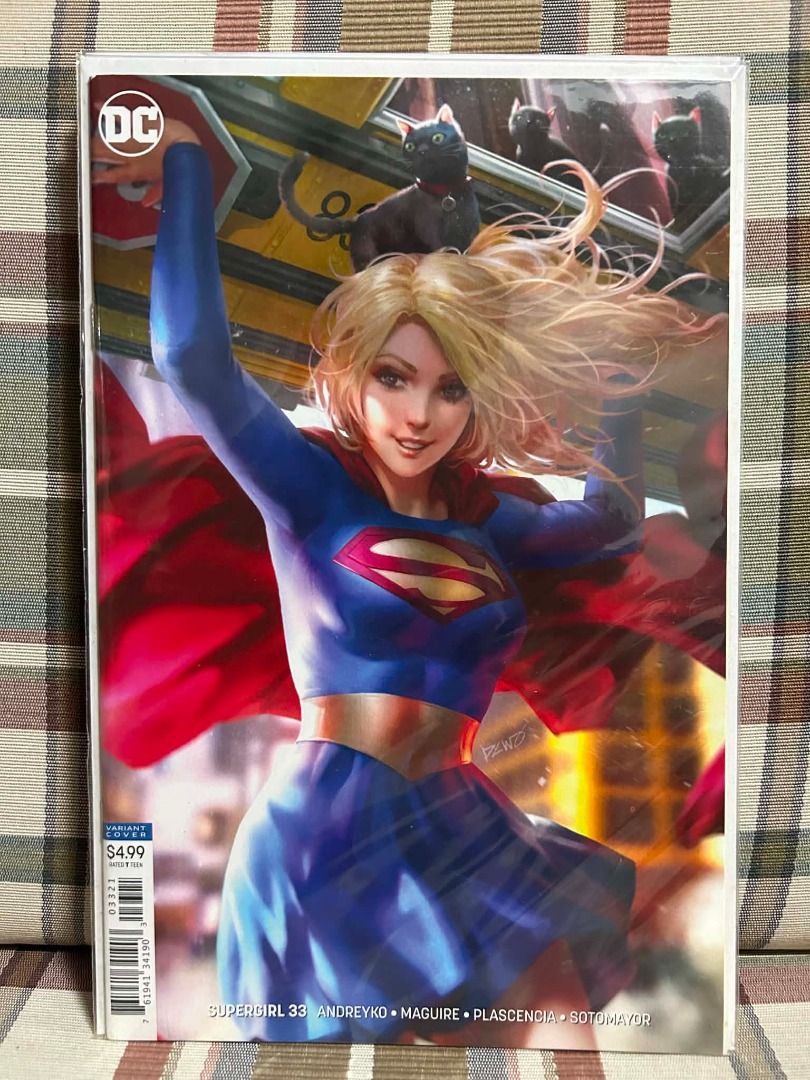 Supergirl #33 Derrick Chew variant (Category: Comics & Manga) located in Quezon City. Submitted by andrewbernardo95 (Listing ID 1451210319, Image 1). Description: Supergirl #33 Derrick Chew variant Selling for P300 NM/VF condition Preferred meet-ups in Fairview area, but it can be discussed. Shipping through Lalamove, Grab, Gogoxpress MOP: BDO, BPI, Gcash PM me for any questions and additional pics.
