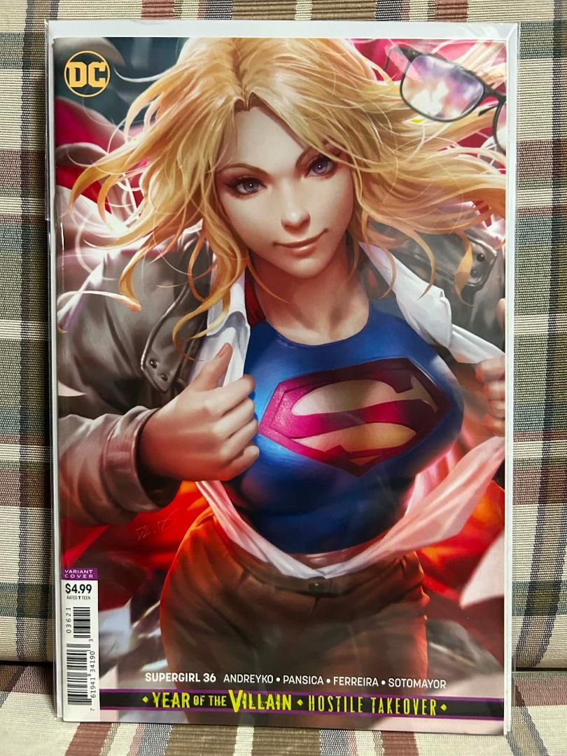 Supergirl #36 Derrick Chew variant (Category: Comics & Manga) located in Quezon City. Submitted by andrewbernardo95 (Listing ID 1451210991, Image 1). Description: Supergirl #36 Derrick Chew variant Selling for P300 NM/VF condition Preferred meet-ups in Fairview area, but it can be discussed. Shipping through Lalamove, Grab, Gogoxpress MOP: BDO, BPI, Gcash PM me for any questions and additional pics.