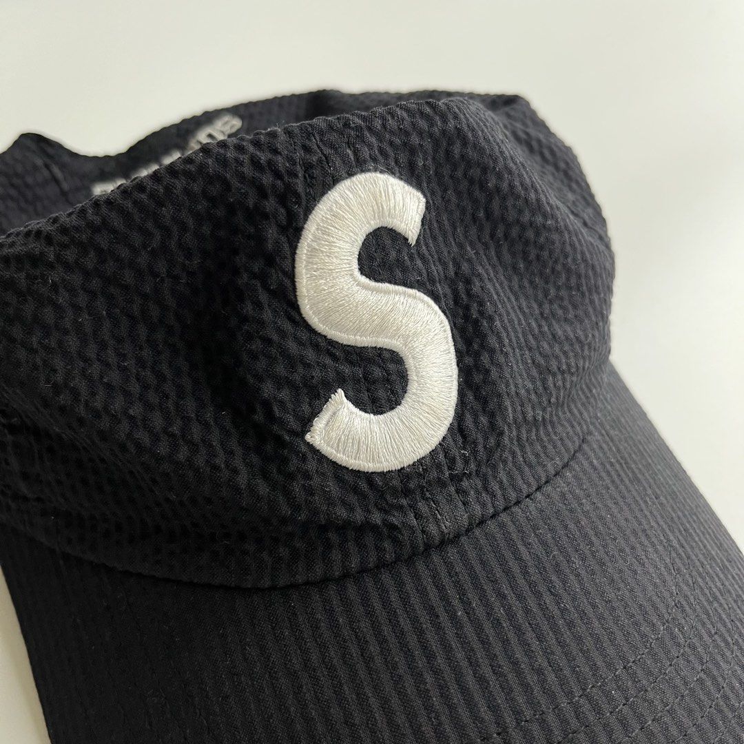 Supreme Seersucker S Logo 6-Panel✨ (Category: Caps & Hats) located in Iloilo. Submitted by anonymous_ph (Listing ID 1451199555, Image 2). Description: Supreme Seersucker S Logo 6-Panel✨ NO MAJOR FLAW / EXCELLENT -CR 9.5/10 OSFA (AUTHENTIC).