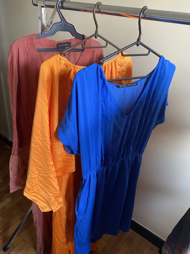 Take All – 12 Branded Pieces! ✨ DECLUTTER SALE (Category: Dresses) located in Taguig. Submitted by dds16 (Listing ID 1451176457, Image 2). Description: Brands include: Jill Stuart, Zara, H&M, Primark, Cotton On, Bershka, and Mango. (S-Semi Large) 📌 Includes: • 7 Dresses • 2 Long Dresses (Maxi) • 2 Jumpsuits • 1 Shorts Romper 📌 Please read before claiming: • Please don’t ask for individual photos of each item. Group photos are already posted. 😊