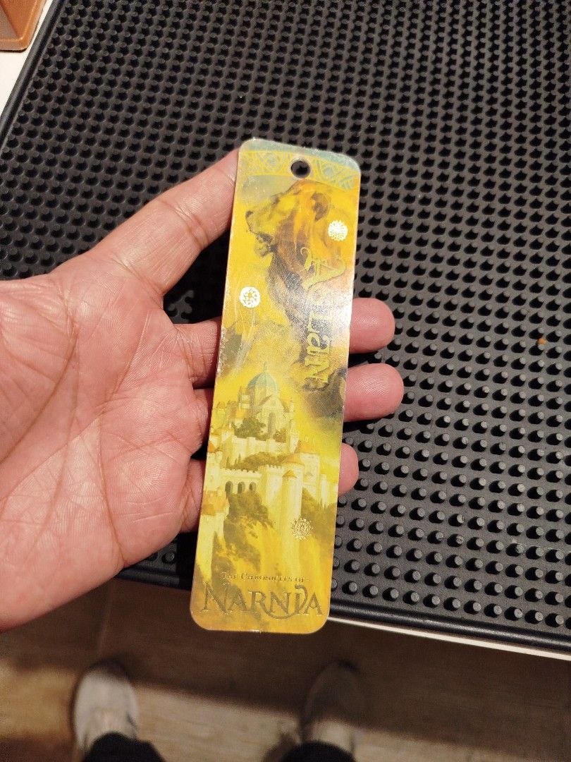 The chronicles of narnia bookmarker (Category: Storybooks) located in Quezon City. Submitted by toys_r_here (Listing ID 1451313821, Image 3). Description: GOOD FOR GIFT AND COLLECTION as is po Good condition First to pay gets the item pa check nalng sa pic yun condition pm me for questions ship pwede lalamove or jnt qc and marikina area.