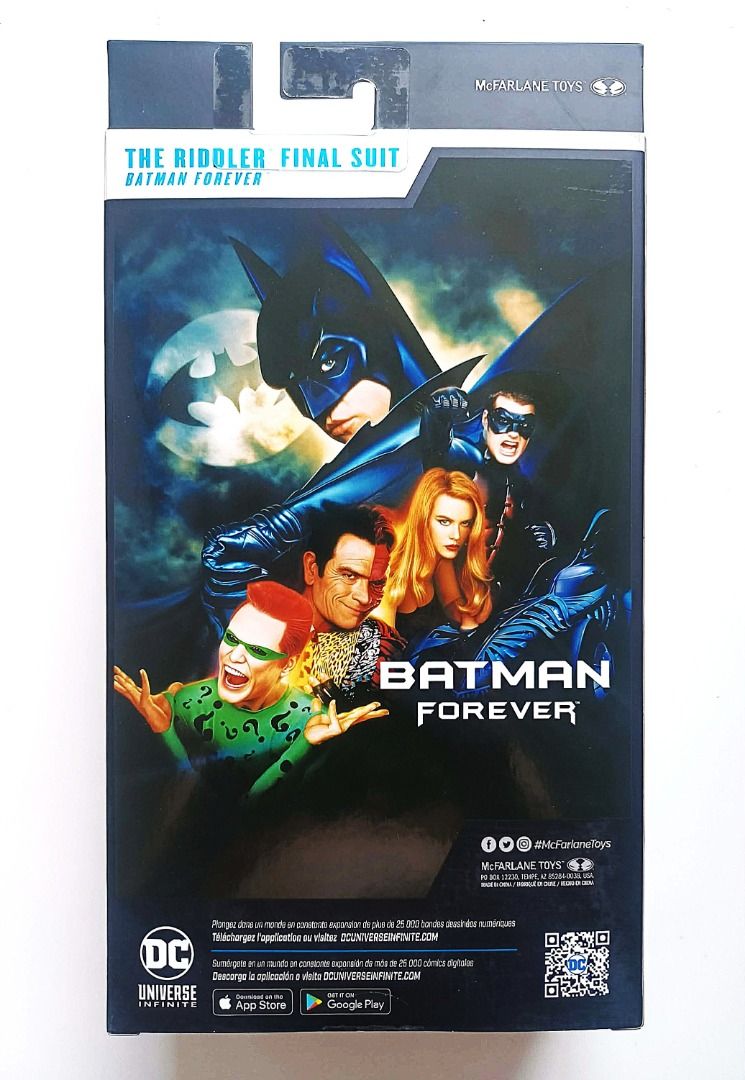 THE RIDDLER Final Suit Batman Forever DC Multiverse McFarlane Platinum Action Figure (Category: Figurines & Statues) located in Cebu City. Submitted by comicare (Listing ID 1381930371, Image 2). Description: Please take time to READ: THE RIDDLER Final Suit Batman Forever DC Multiverse McFarlane Platinum 2.8k 📌 photo of actual item posted 📌 mint in a sealed box (MISB) 📌 fixed price 📌 payment 1st before shipping 📌 location is in Cebu City 📌 p