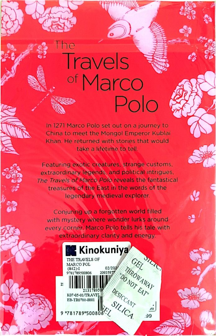The Travels of Marco Polo (Category: Storybooks) located in Subang Jaya. Submitted by waynesoo5515 (Listing ID 1451229470, Image 2). Description: The Travels of Marco Polo is one of history's most influential travel narratives, recounting the extraordinary journeys of the Venetian merchant Marco Polo across Asia during the late thirteenth century. Travelling along the Silk Road with his father and uncle, Marco spent nearly 24 years exploring the 