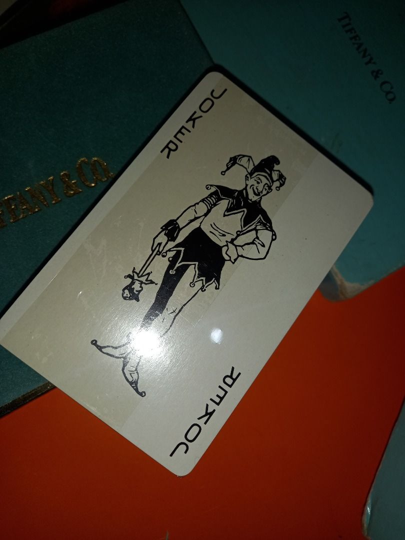 Tiffany & Co. Playing Cards Set (Category: Board Games & Puzzles) located in Pinukpuk. Submitted by aceee_00 (Listing ID 1451290355, Image 3). Description: -Sealed pa yung isa -First to pay -Payment first via gcash -No cancellations -No return or refund -Can ship via J&T only -Shipping fee will be shouldered by the buyer.