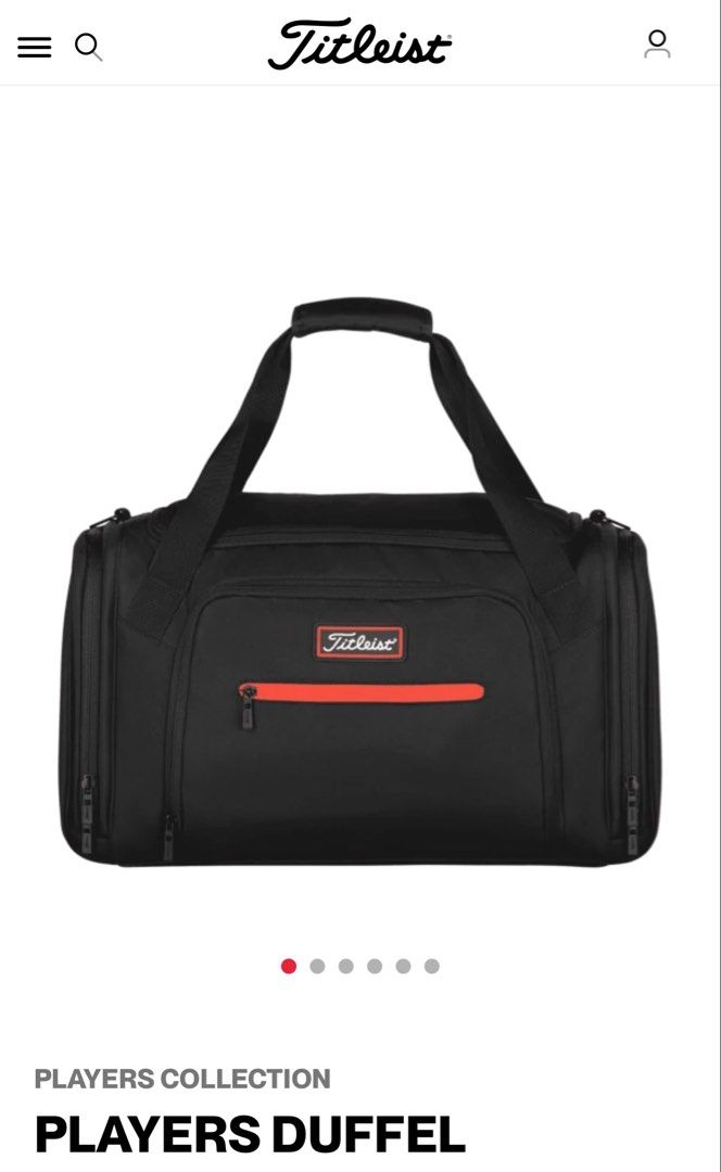 Titleist Duffle Bag TA20PDF-06 Black/Red (Category: Golf) located in Pasay City. Submitted by shansey21 (Listing ID 1451153280, Image 2). Description: Selling Titleist Duffle Bag TA20PDF-06 Black/Red good as new 9/10 5,500 pesos Malate Manila Vitocruz Taft.