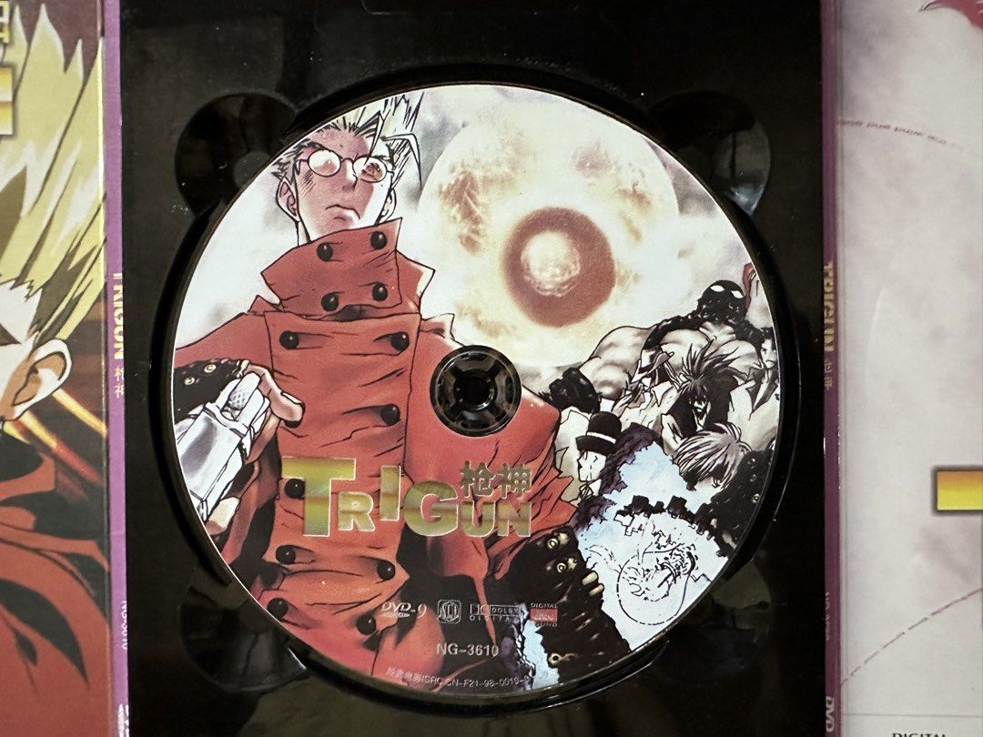 Trigun Anime Series (DVD) (Category: Comics & Manga) located in Batangas. Submitted by batang_90s_ako (Listing ID 1451191354, Image 3). Description: TRIGUN Animé Series DVD PS: Not Original -352 x 240 px resolution - Bought it late 2000 - Japanese Audio with English subtitle - Presentable package illustration cover 📍Batangas.