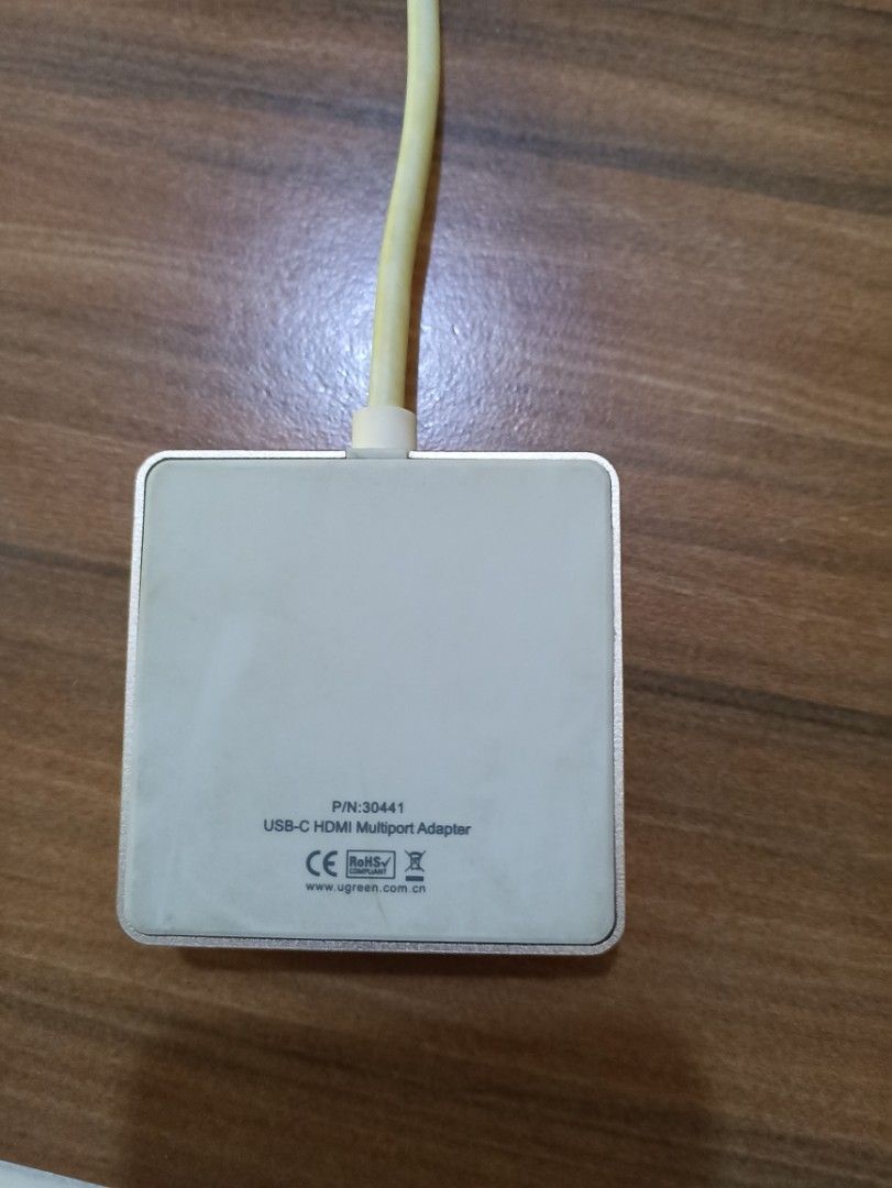 UGREEN USB-C HDMI Multiport Adapter (Category: Cables & Adaptors) located in Manila. Submitted by fierce.freed (Listing ID 1451163388, Image 3). Description: UGREEN USB-C HDMI Multiport Adapter | Original | Good Condition Selling my original UGREEN USB-C HDMI Multiport Adapter. Condition: ✅ Used ✅ Good working condition ✅ No major issues Features: USB-C connection HDMI output for external monitor/TV Multiport adapter for added connectivity Compac
