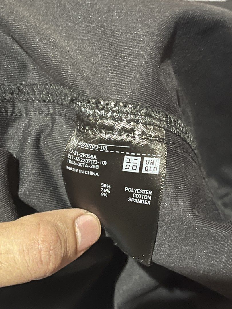 Uniqlo Jersey Relaxed Jacket (Category: Coats, Jackets and Outerwear) located in Manila. Submitted by internetexplorerdude (Listing ID 1451233436, Image 2). Description: Uniqlo Jersey Relaxed Jacket Size: XL Measurement: 22 3/4 inches in Length & 24 inches in Width Color: Black Personal Garment. Great for Layering White and Graphic Tees! - Classic black jacket - Features a collar - Two functional front pockets - Button-down front closure - Long s
