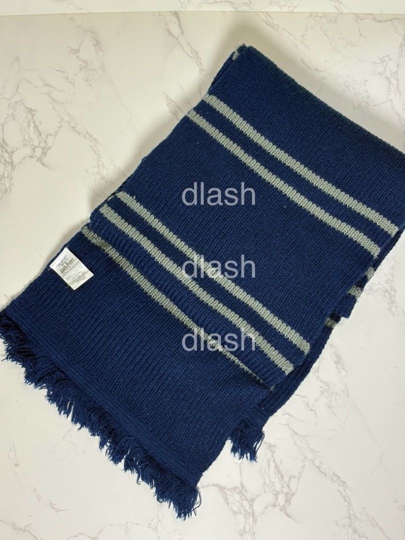 (USJ) Harry Potter - Ravenclaw Scarf (2016) (Category: Scarves) located in Davao. Submitted by dlash (Listing ID 1451300857, Image 2). Description: Harry Potter - Ravenclaw scarf - Bought at Universal Studios Japan in 2016 - 100% Woven acrylic - Though in good condition, some loose threads are present Used twice or thrice for cosplays or as a prop for costumes Meet-up - Davao or Tagum area Shipping - Can ship nationwide via LBC - COD or COP is ac
