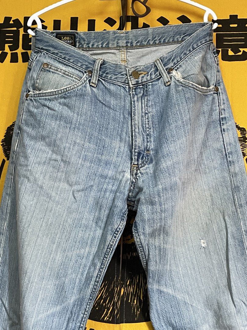 Vintage 80s Lee Riders Jeans (Category: Jeans) located in Malaybalay. Submitted by mo0rph (Listing ID 1451159361, Image 2). Description: 30waist 36 length Repaired distressed Add sf Mindanao gcash to maribank.
